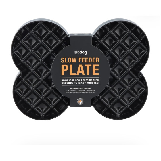 Gamelle slowfeeder plate