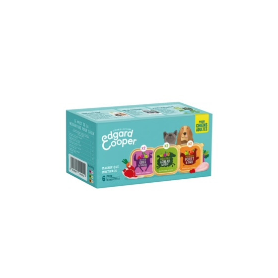 Multipack paté chien x6