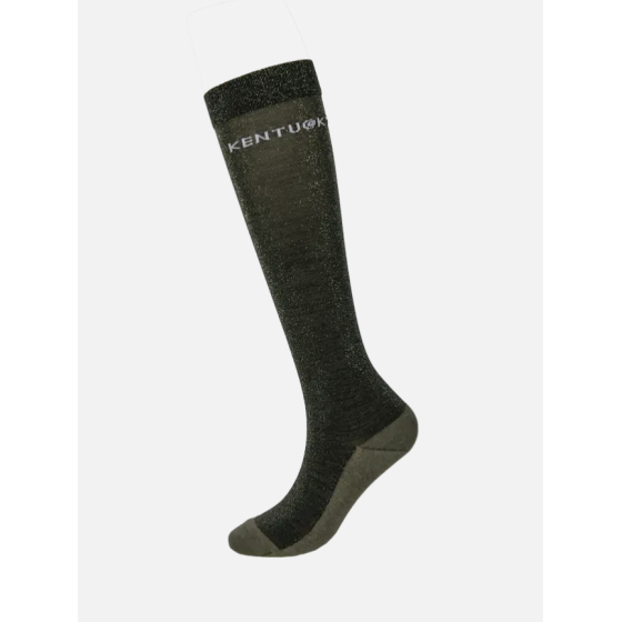 Chaussette glitter vert