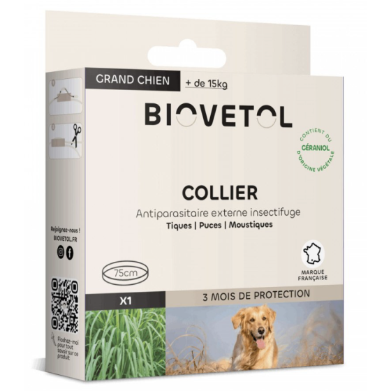 Collier anti insectes -...