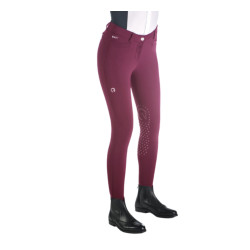 Pantalon femme jumping framboise