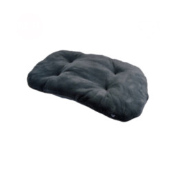Coussin Flocon ovale - Charbon
