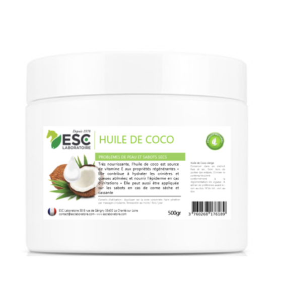 HUILE DE COCO - Irritations cutanées et sabots