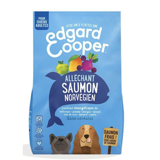 croquettes chien adulte saumon