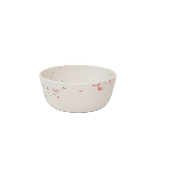 Gamelle Terrazzo bambou blanc