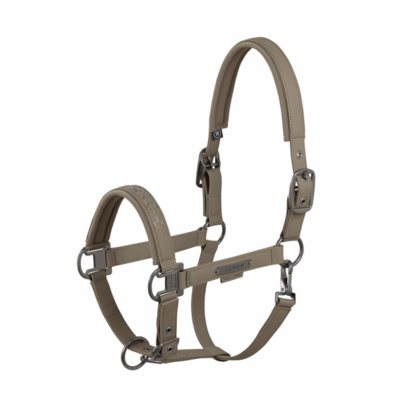Licol faux leather platinium
