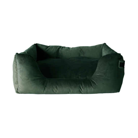 Lit pour chien velvet green