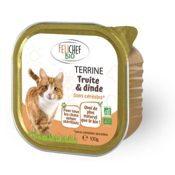 Pâtées sans céréales BIO...