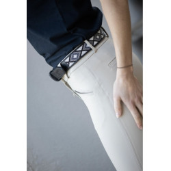 Ceinture Pearl noir & blanc