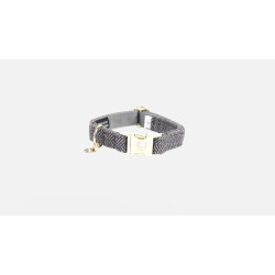 Collier laine gris