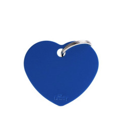 Médaille grand cœur - Bleu